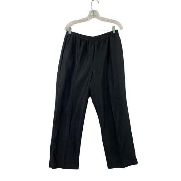 Alfred Dunner Pants - Alfred Dunner Women's Manhattan Skyline Black Pants